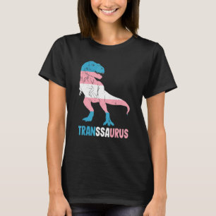 T-shirt Transsaurus Dinosaure Rex Transexuel Transgenre Lg