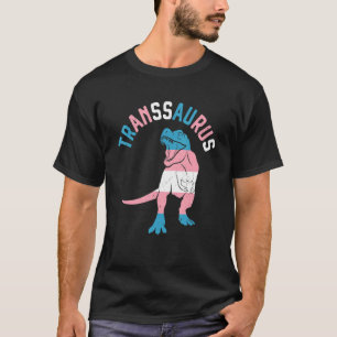 T-shirt Transsaurus Dinosaure Rex Transexuel Transgenre Lg