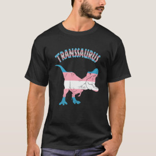 T-shirt Transsaurus Dinosaure Rex Transexuel Transgenre Lg