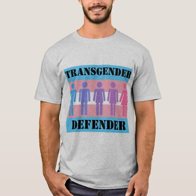 T-shirt Transsexuel/défenseur non-binaire (Devant)