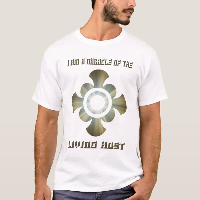T-shirt Transsubstantiation dans la Sainte Eucharistie (Devant)