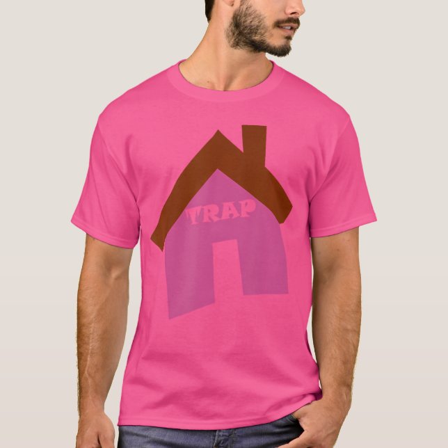 T-shirt Trap House Hip hop Rap Tee (Devant)