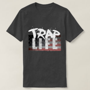 T-shirt Trap Life USA
