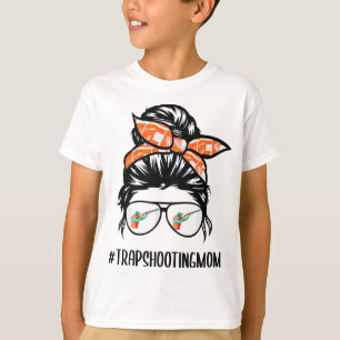 T-shirt Trap Tirage maman désordre lunettes de cheveux