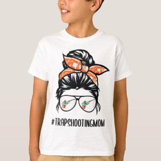 T-shirt Trap Tirage maman désordre lunettes de cheveux
