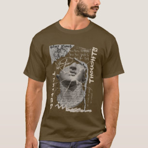 T-shirt Trapped in Thoughts Streetwear Graphisme Esthéti