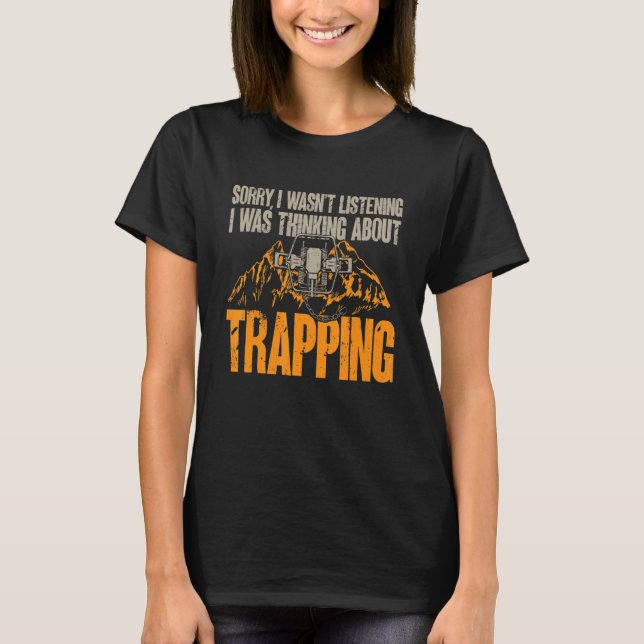 T-shirt Trapper de chasse au piège (Devant)