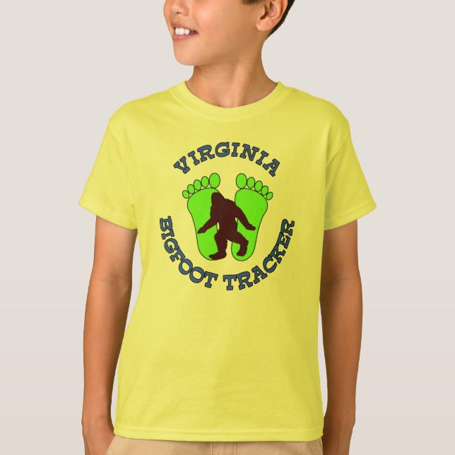 T-shirt Traqueur de la Virginie Bigfoot (Devant)