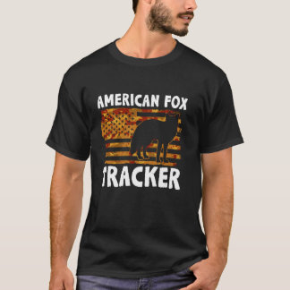T-shirt Traqueur de renard américain - Chasse au renard