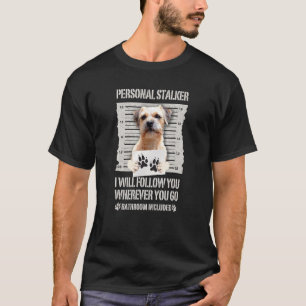 T-shirt Traqueur Personnel Barbour Border Terrier