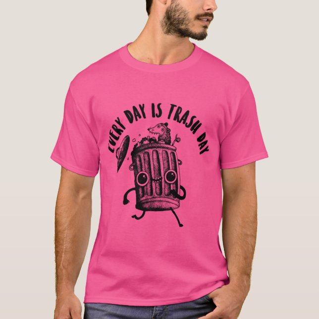 T-shirt Trash Day (Devant)