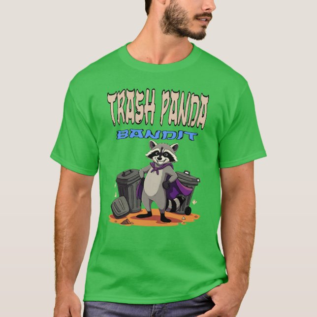 T-shirt Trash Panda Bandit (Devant)