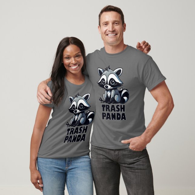 T-shirt Trash Panda Cute Faune Drôle Raccoon Cadeaux (Unisexe)