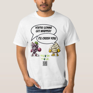 T-shirt Trash-Talk / Crème contre raisins — par LoGoss