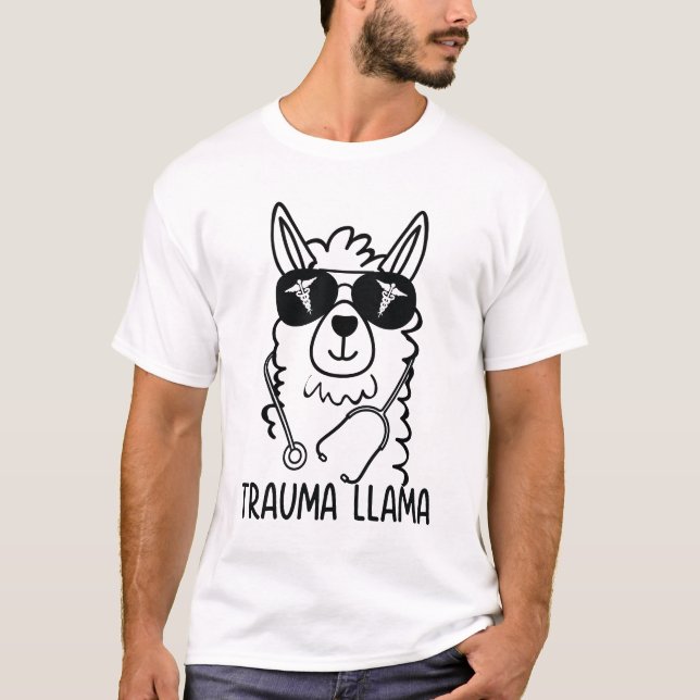 T-shirt Trauma Llama (Devant)