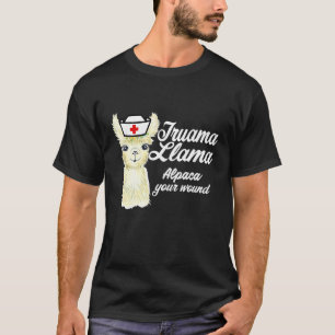 T-shirt Trauma Llama Alpaca Votre blessure Trauma llama In
