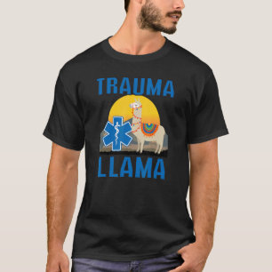T-shirt Trauma Llama Anniversaire Hommes Femmes Enfants EM