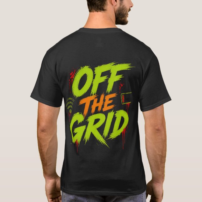T-shirt Travail à distance et technologie (Dos)