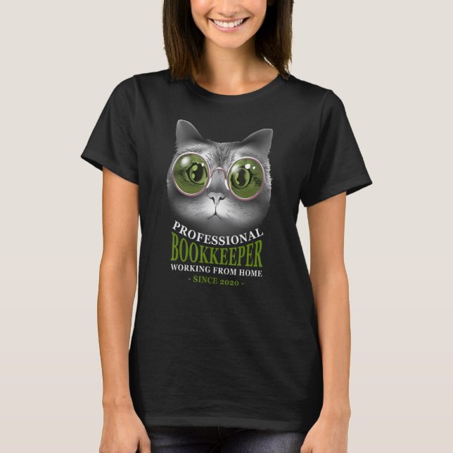 T-shirt Travail à partir de la maison de comptable de la c (Devant)