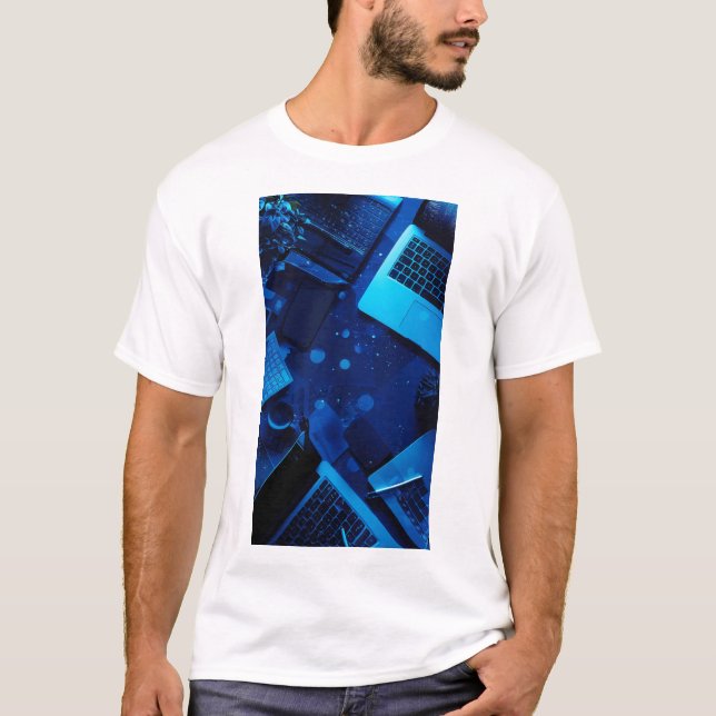 T-shirt Travail à partir de n'importe où Freelancer Comput (Devant)