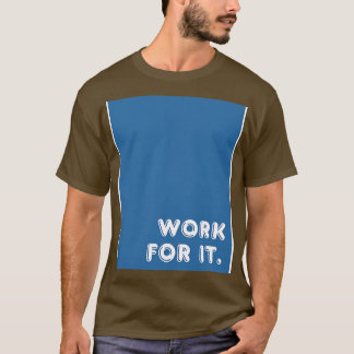 T-shirt Travail bleu pour lui