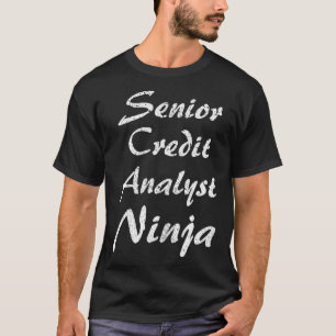 T-shirt Travail d'analyste principal du crédit