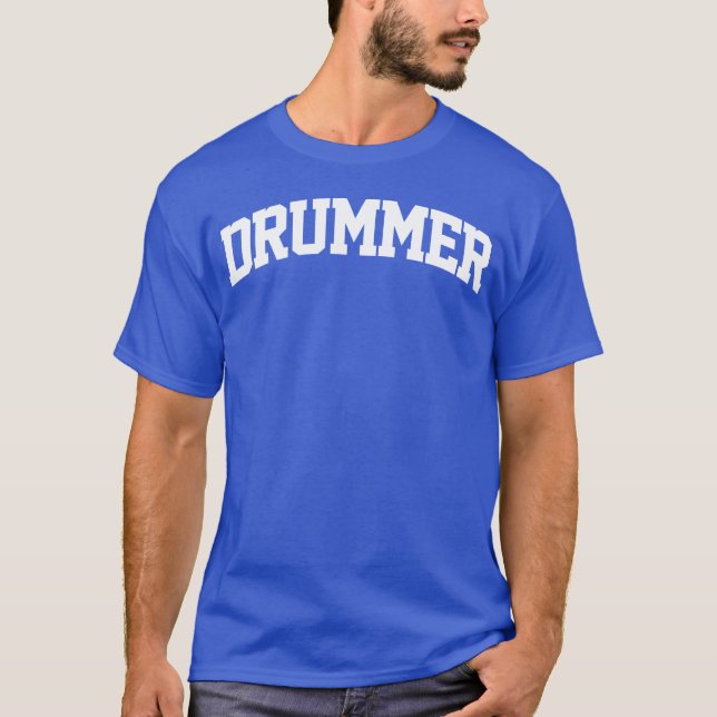 T-shirt Travail de batteur garçon Varsity Arch (Devant)
