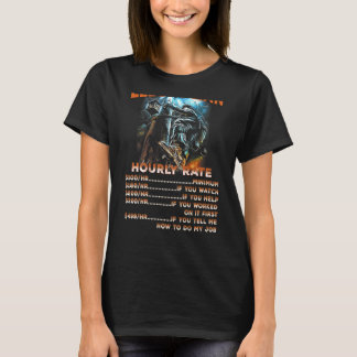 T-shirt Travail de l'électricien à débit horaire