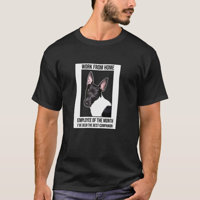 T-shirt Travail De L'Employé À Domicile Du Mois Rat De Com (Devant)