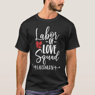 T-shirt Travail De L'Escadron D'Amour Infirmière De Travai