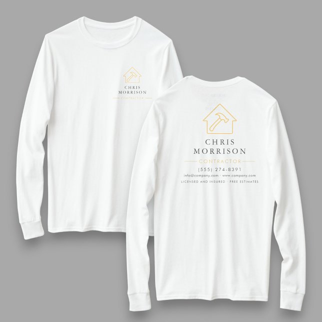 T-shirt Travail de réparation de maison de contractant en  (Créateur téléchargé)