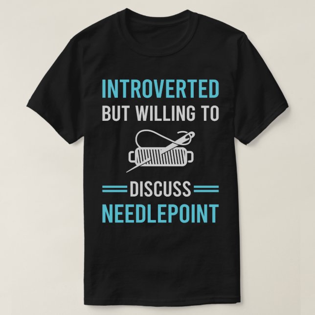 T-shirt Travail de toile introduit (Design devant)