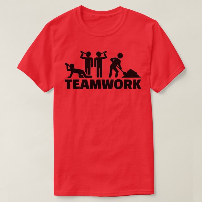 T-shirt Travail d'équipe (Design devant)