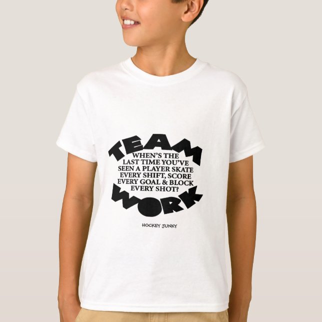 T-SHIRT TRAVAIL D'ÉQUIPE (Devant)