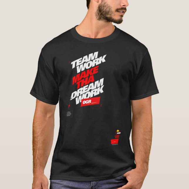 T-shirt Travail d'équipe (Devant)