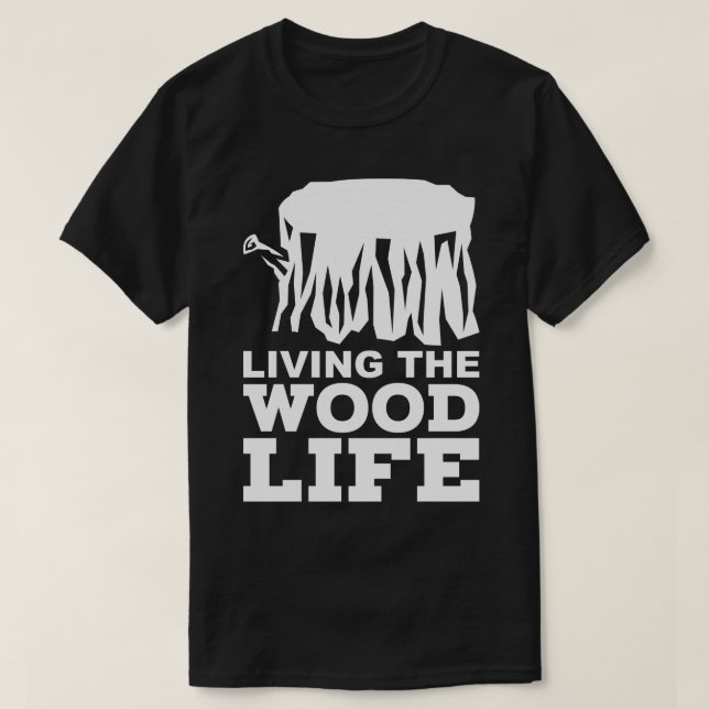 T-shirt Travail du bois 8 (Design devant)