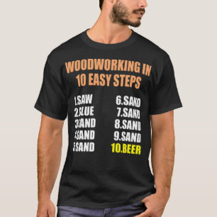 T-shirt Travail du bois dans 10 facile cadeau espace thème