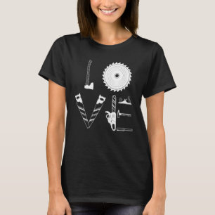 T-shirt Travail du bois de bûcheron charpentier de charpen