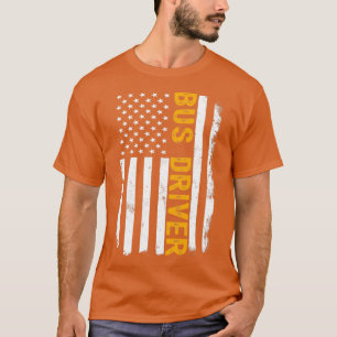 T-shirt Travail du pilote de bus