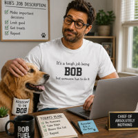 Travail Dur D'être Un Bob Drôle Cadeau Fête Des Pè