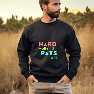 T-shirt Travail dur - Restez concentré, restez motivé