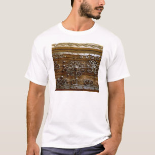 T-shirt Travail normand de rouleau de fer sur la porte en