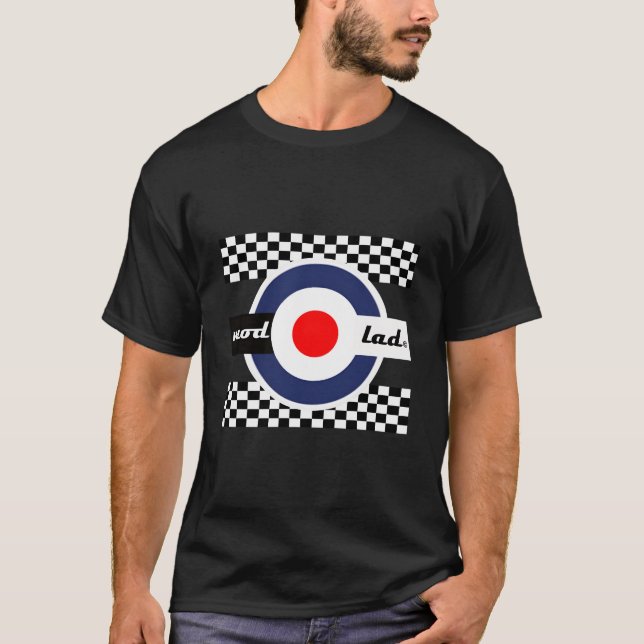 T-shirt Travail original Mod Lad Mods Scooter exclusif (Devant)