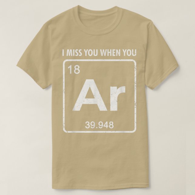 T-shirt Travail scientifique amusant (Design devant)