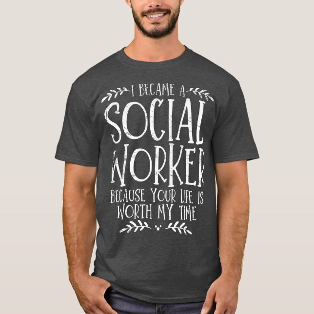 T-shirt Travail social (Devant)