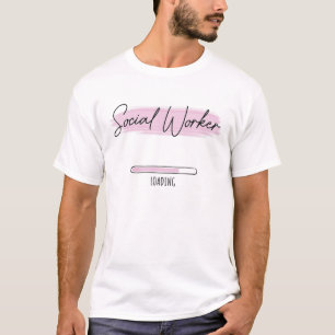 T-shirt Travail social futur Diplôme étudiant Chargement