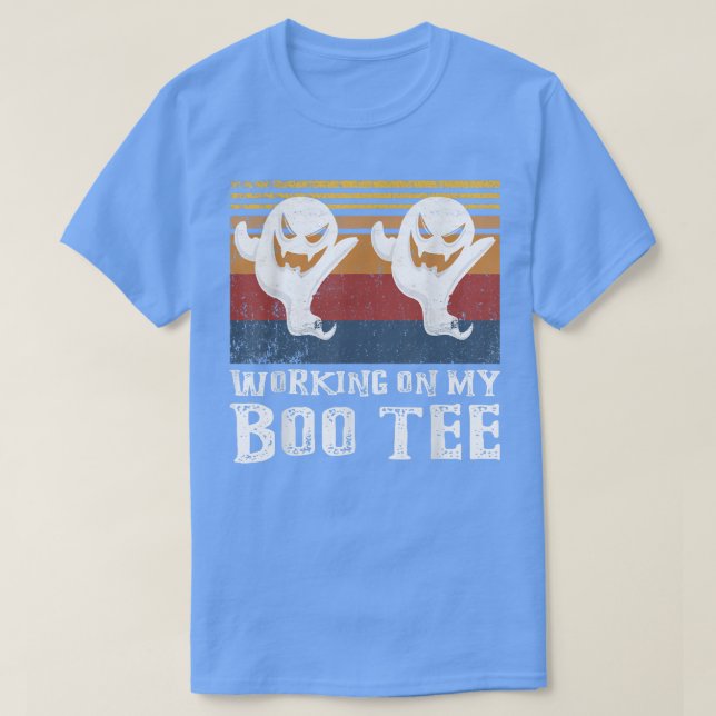 T-shirt Travail sur My Boo Tee Halloween Workout Poids (Design devant)