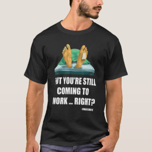 T-shirt Travaillé à Death Office Travailleur Employé HR Fu