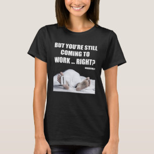 T-shirt Travaillé à Death Office Worker Employé HR Manager