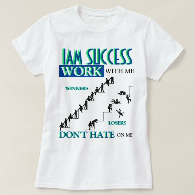 T-SHIRT TRAVAILLE AVEC MOI (Design devant)